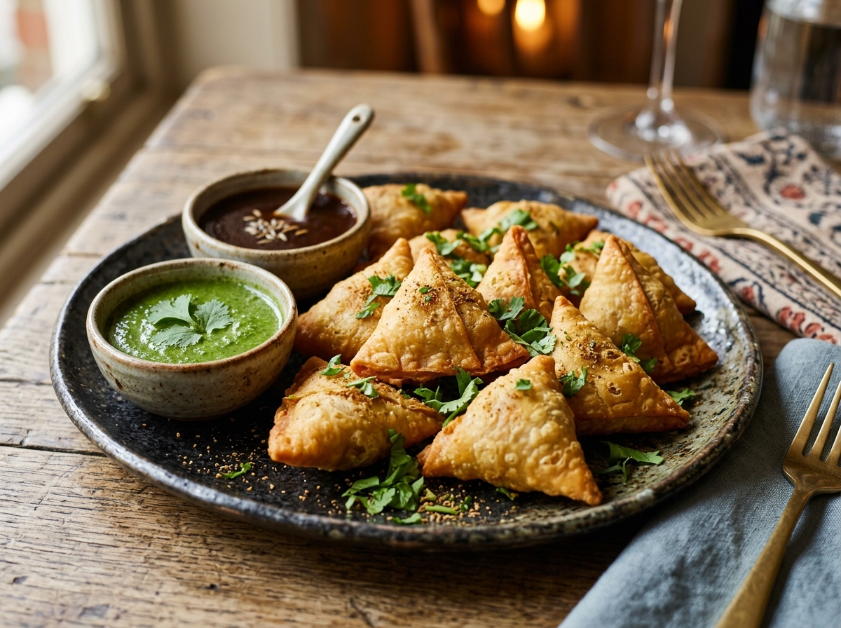 Cocktail Samosa Basket